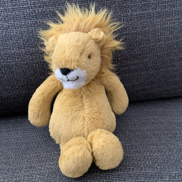 Jellycat Small 8" Bashful Lion Soft Plush Toy - Picture 1 of 4